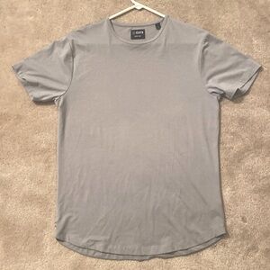 CUTS Clothing AO Curved Hem Tee Light Grey Mens M (Worn Once!)